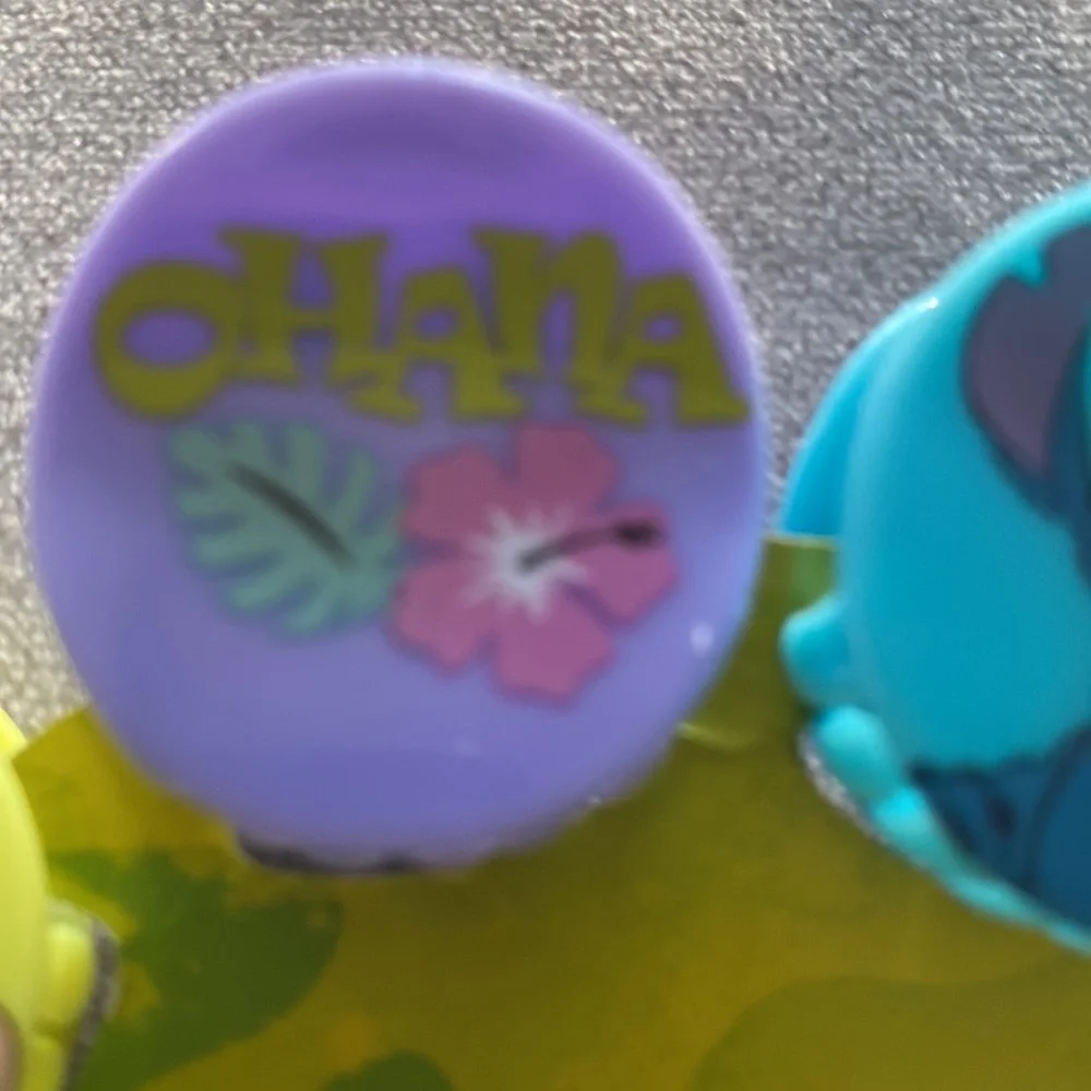Disney Hair Clips Lilo & Stitch Ohana Small ponytail accessories 8 clips